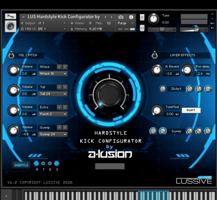 A-lusion & Lussive Hardcore Kick Configurator by A-lusion v1.2 KONTAKT